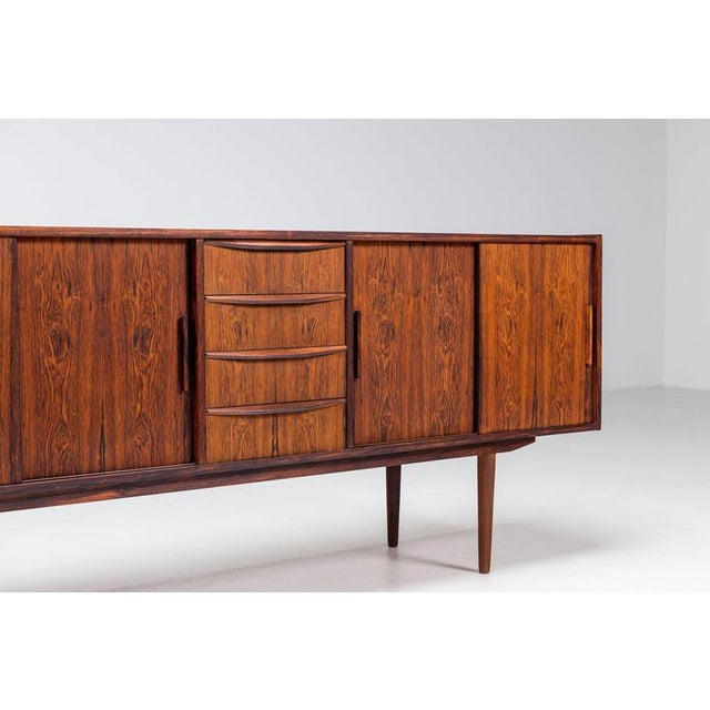 Scandinavian Symmetric Sideboard in Rosewood, Denmark, 1960 For Sale - Image 10 of 18