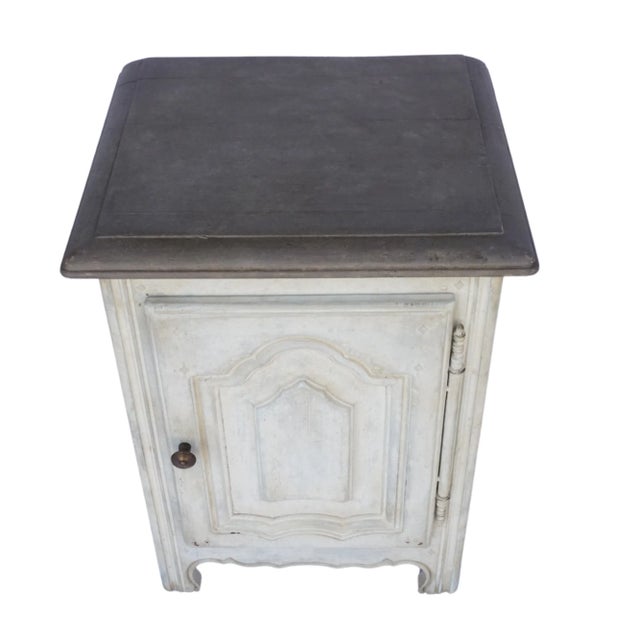 French Provincial Handmade Oak Nightstands For Sale - Image 9 of 14