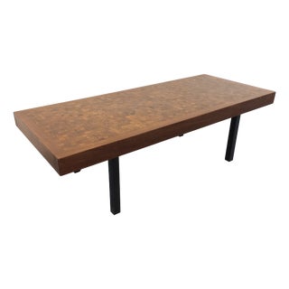 Vintage Rectangular Coffee Table by Dieter Wackerlin, 1970s For Sale