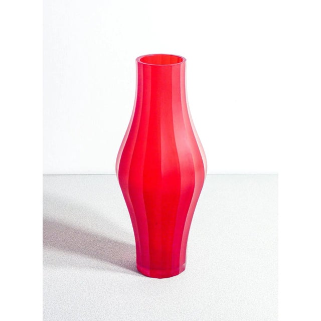 Glass Murano Blown Glass Vase, 1980s For Sale - Image 7 of 7