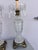 Paul Hanson Vintage Early 20th Century Pair Crystal & Brass Lamps -2 For Sale - Image 4 of 12