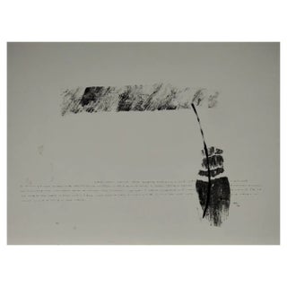 Rafael Ruz, Composition, 1985, Mixed Media on Paper For Sale