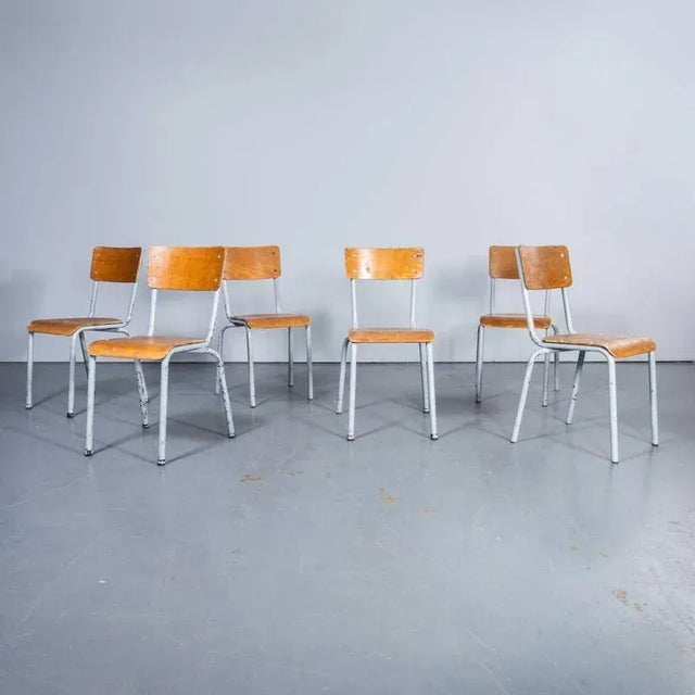 Large Stacking Dining Chair, 1950s For Sale - Image 9 of 13