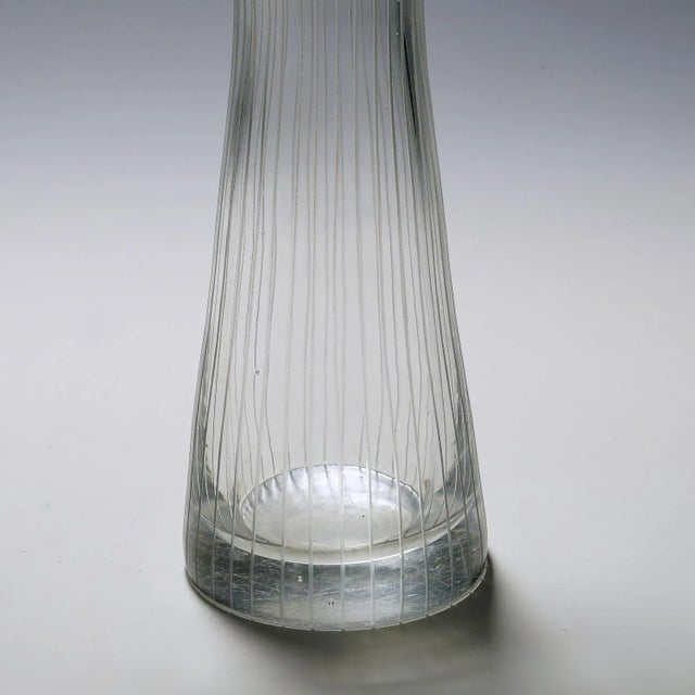 Mid 20th Century Vintage Art Glass Vase by Tapio Wirkkala for Iittala 1954 For Sale - Image 5 of 8