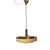 Metal Vintage Pendant Lamp with Glass Side and Bottom from Herda, 1970s For Sale - Image 7 of 11