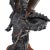 Japanese Samurai Cast Bronze Sculpture and Live Edge Platform 18" For Sale In San Francisco - Image 6 of 11