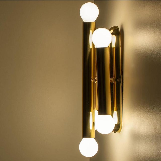 Brass Wall Light by Sciolary, Italy, 1970s For Sale - Image 6 of 14