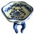 Vintage Blue & White Porcelain “Bar Monkey” Chinoiserie Bowl, 7.75” Tall For Sale - Image 4 of 8