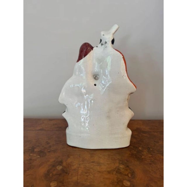 Large Victorian Figurine from Staffordshire, 1880s For Sale - Image 4 of 7