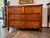 French 18th Century French Louis XV Walnut Serpentine Commode With Rococo Brasses For Sale - Image 3 of 14