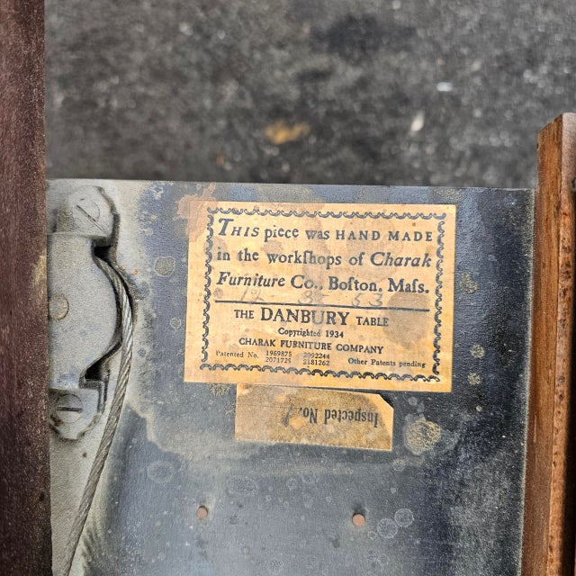 Vintage Charak "Danbury" Mahogany Drop Leaf Dining Table W/3leaves For Sale In Washington DC - Image 6 of 7