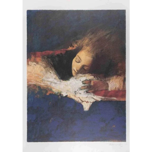 Lithograph on paper realized by Alessandro Kokocinski. Edition of 50 in roman numbers. Hand signed and numbered in pencil....