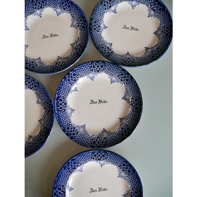 Antique Plates from Colditz, 1890s, Set of 5 For Sale - Image 6 of 6