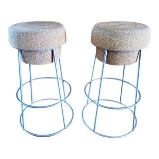 Domitalia Company Bouchon Cork Stools - a Pair For Sale