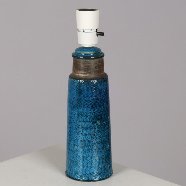 Ceramic Table Lamp by Herman A. Kähler for Kähler, Denmark, 1960s For Sale - Image 9 of 9