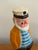 Orange Vintage Arts & Crafts Carved Sailor For Sale - Image 8 of 9
