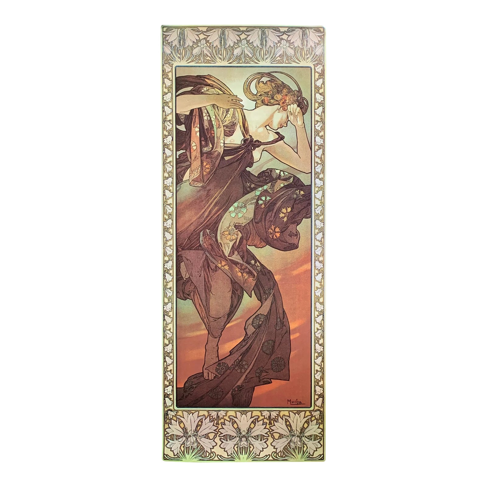 Alphonse Mucha 【百合の聖母】　美品 ファイル:Madonna of the Lilies (1905) - Alfons Mucha.jpg