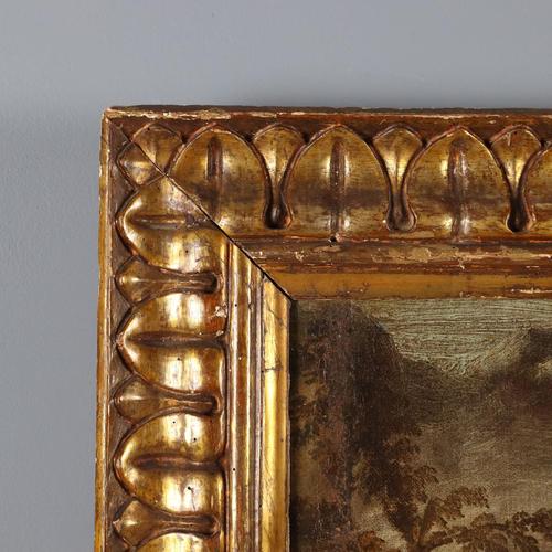 Neapolitan School, attributed to Scipione Compagno, The Crossing of the Red Sea, 17th Century, Oil on Canvas, Framed For Sale - Image 9 of 12