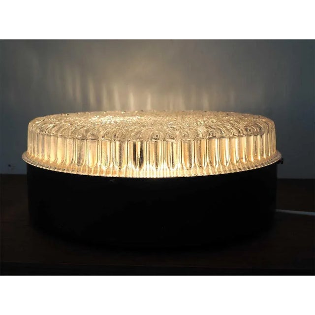 Metal Clear Glass Ceiling or Wall Lamp from Staff Leuchten, 1960s For Sale - Image 7 of 11