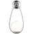 The Galassia one light wall sconce by AERIN in polished nickel perfectly balances a glass globe and curving teardrop...