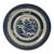 Chinese Export Canton Blue and White Porcelain Plate For Sale