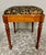 Vintage Victorian-Style Mahogany Stool With Intricate Tapestry Seated Stool For Sale In Milwaukee - Image 6 of 18