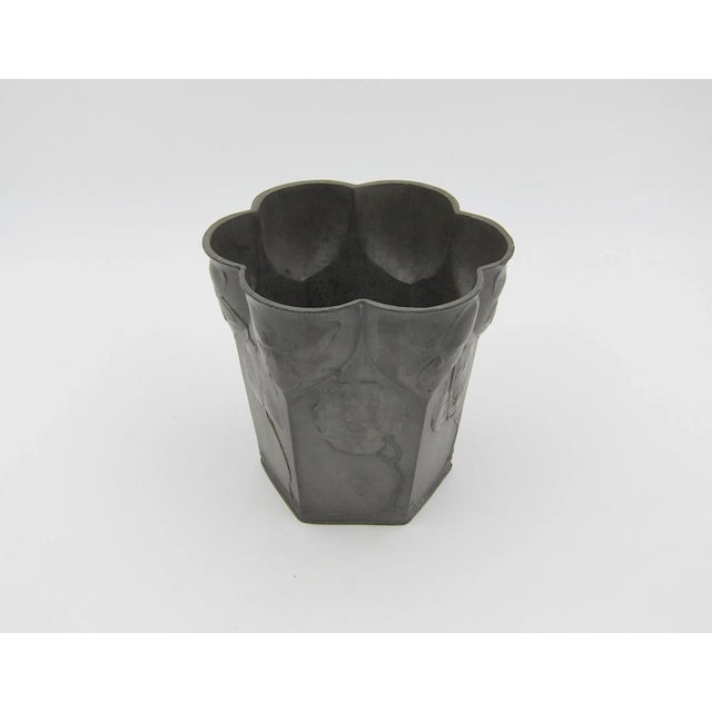 Gray Antique Orivit Jugendstil Biscuit Barrell With Under-Plate For Sale - Image 8 of 13