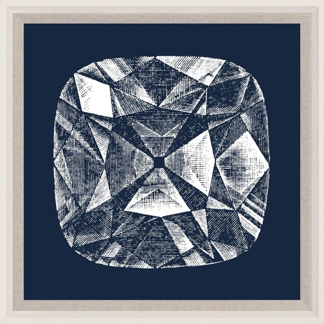 Contemporary Diamonds: Radiant, Framed Artwork For Sale - Image 3 of 3