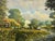 Late 20th Century English Countryside Oil Painting with Thatched Cottage, River & Cows Grazing 1985 Circa For Sale - Image 5 of 15