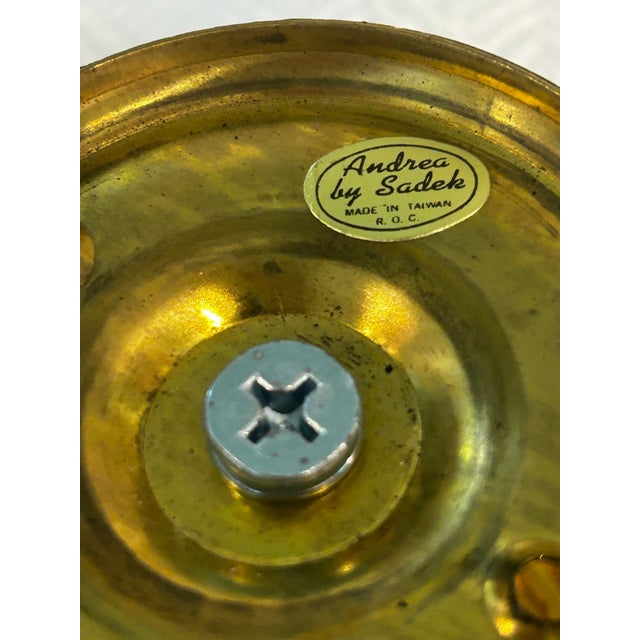 Vintage Andrea by Sadek Brass Georgian Rope Medallion Curtain Tie Backs - A Pair For Sale - Image 10 of 10