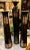 Mid-Century Modern Vintage Trio of Rustic Bronze Metal Vases With Ribbed Copper Accents For Sale - Image 3 of 6