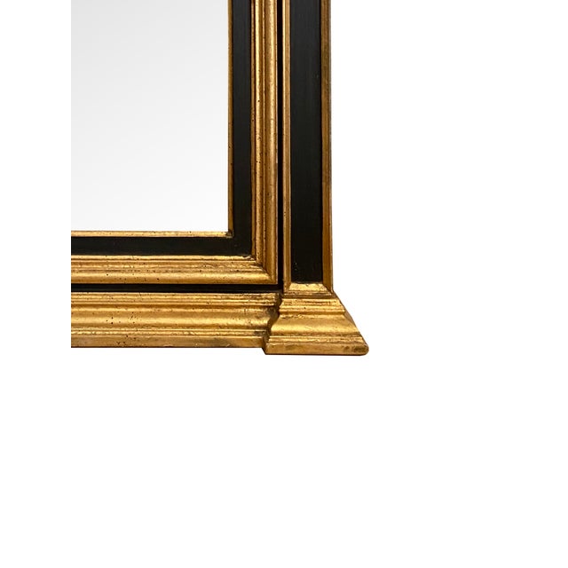 Glass Large Traditional Neoclassical-Style Mirror, Made in Italy For Sale - Image 7 of 10