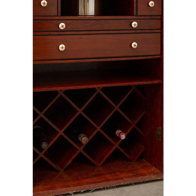 Starbay Bar Cabinet in Mahogany For Sale - Image 14 of 18