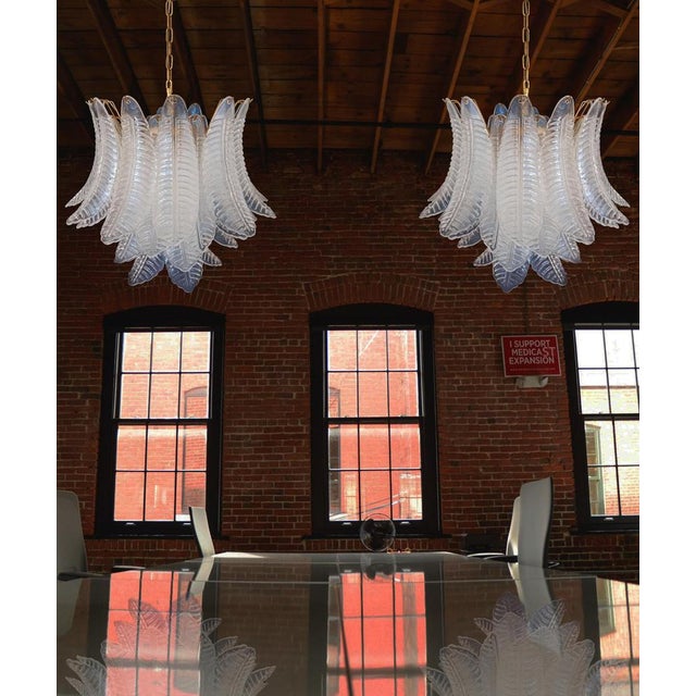 Vintage Italian Murano Glass Chandelier, 1980 For Sale - Image 17 of 18