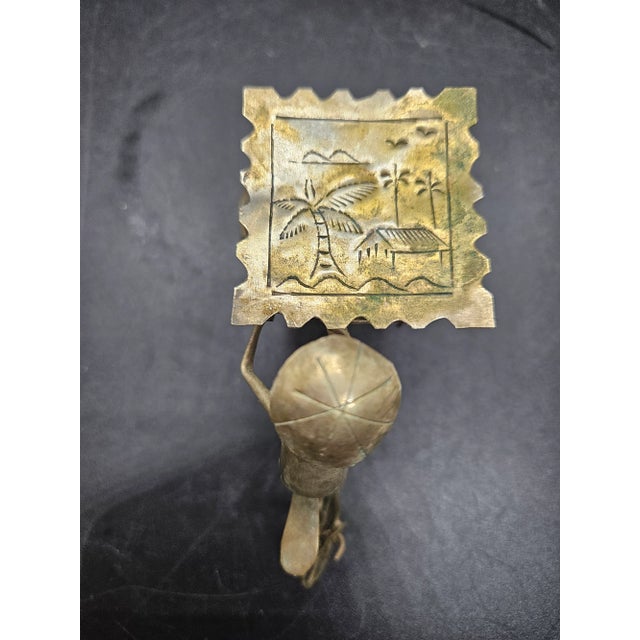 Vintage Antique Chinese Asian Thai Tin Metal Rickshaw Tuk Tuk Pedicab Art,it moves