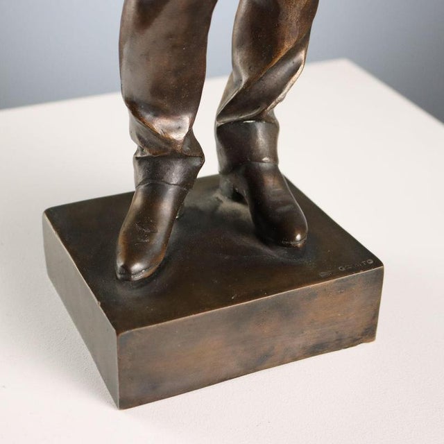Bronze Painter Figurine by Vincenzo Gemito For Sale - Image 10 of 12