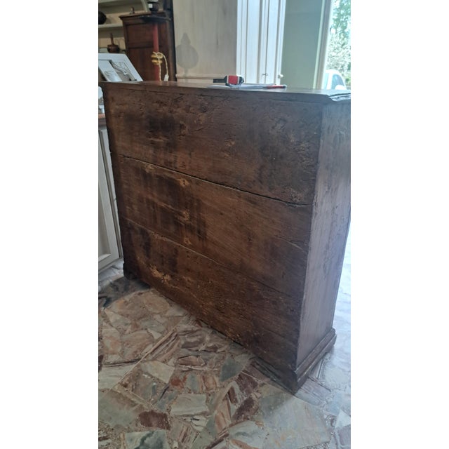 Vintage Umbrian Brown Sideboard in Poplar For Sale - Image 7 of 8