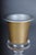 Metal Hollywood Regency Style Acrylic Gold Goblet Vase For Sale - Image 7 of 11