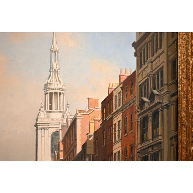 Reginald Edward Arnold, Bow Church, Oil Painting, Framed For Sale - Image 3 of 10