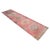 3x12 Vintage Oushak Runner Rug Coral Pink Hallway Runner Authentic Turkish Rug For Sale - Image 6 of 13