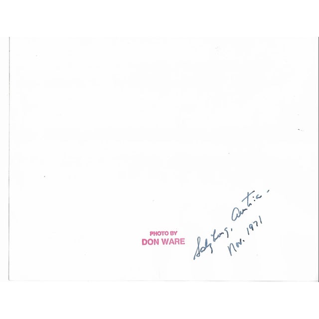 1971 black and white photograph by Los Angeles photographer Don Ware of a a market in Salzburg. Title, dated and bearing...