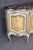 Outstanding Venetian Rococo Paint Decorated Portoro Marble Sideboard Buffet For Sale - Image 9 of 12