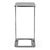 Modern Modern Nickel Portal End Table For Sale - Image 3 of 7