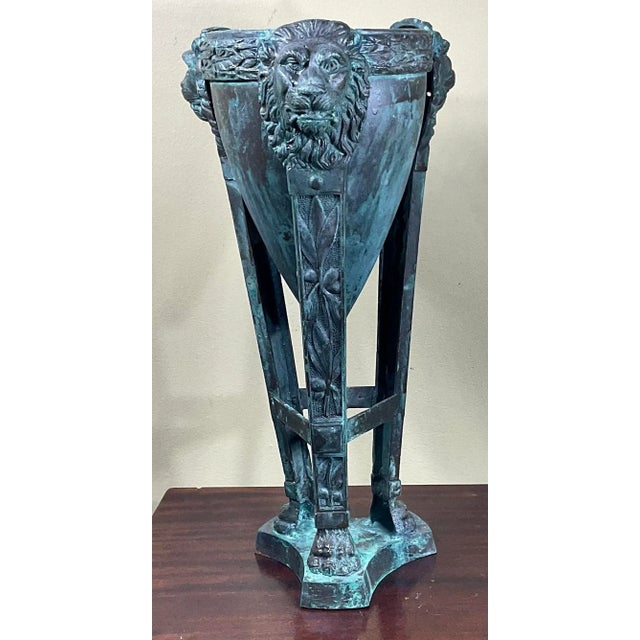 19th Century Architectural Bronze Urn Element For Sale - Image 11 of 12