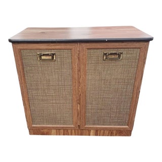 MId Century Modern Twin Rolling Credenza Beds For Sale
