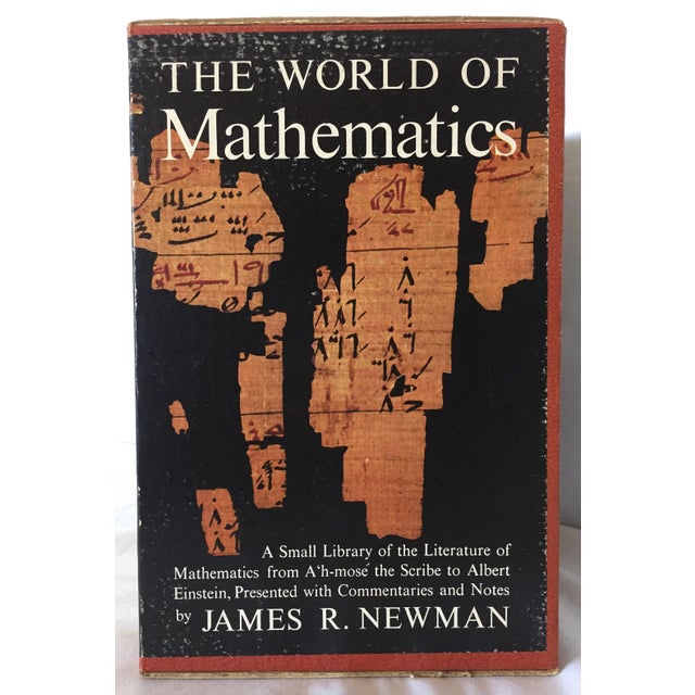Modern Mid 20th Century Book Box Set, "The World of Mathematics" - 4 Pieces For Sale - Image 3 of 12
