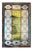 Skylight Antique Textured Leaded Stained Glass and Roundels For Sale - Image 4 of 6