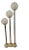 Space Age Ball Floor Lamps, 1970s, Set of 3 For Sale