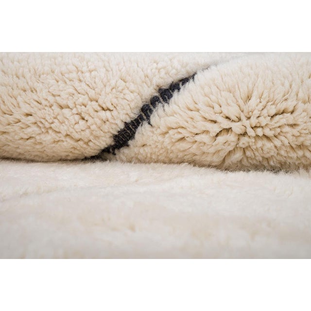 Hand-Knotted Wool Rug by Azele Studio For Sale - Image 4 of 13