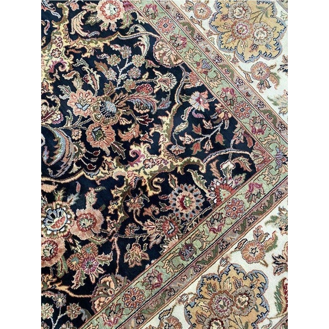 10x14 Handwoven Indian Agra Area Rug - 106806 For Sale - Image 10 of 11
